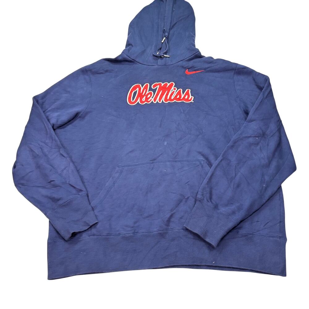 Nike Ole Miss navy hoodie. Size XL, college football, university of mississippi